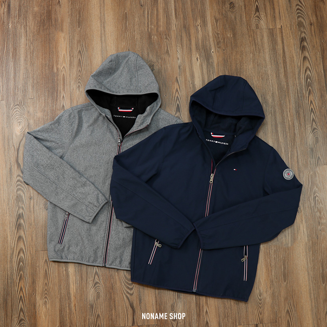 TOMMY HILFIGER 基本款 小LOGO 防水 外套