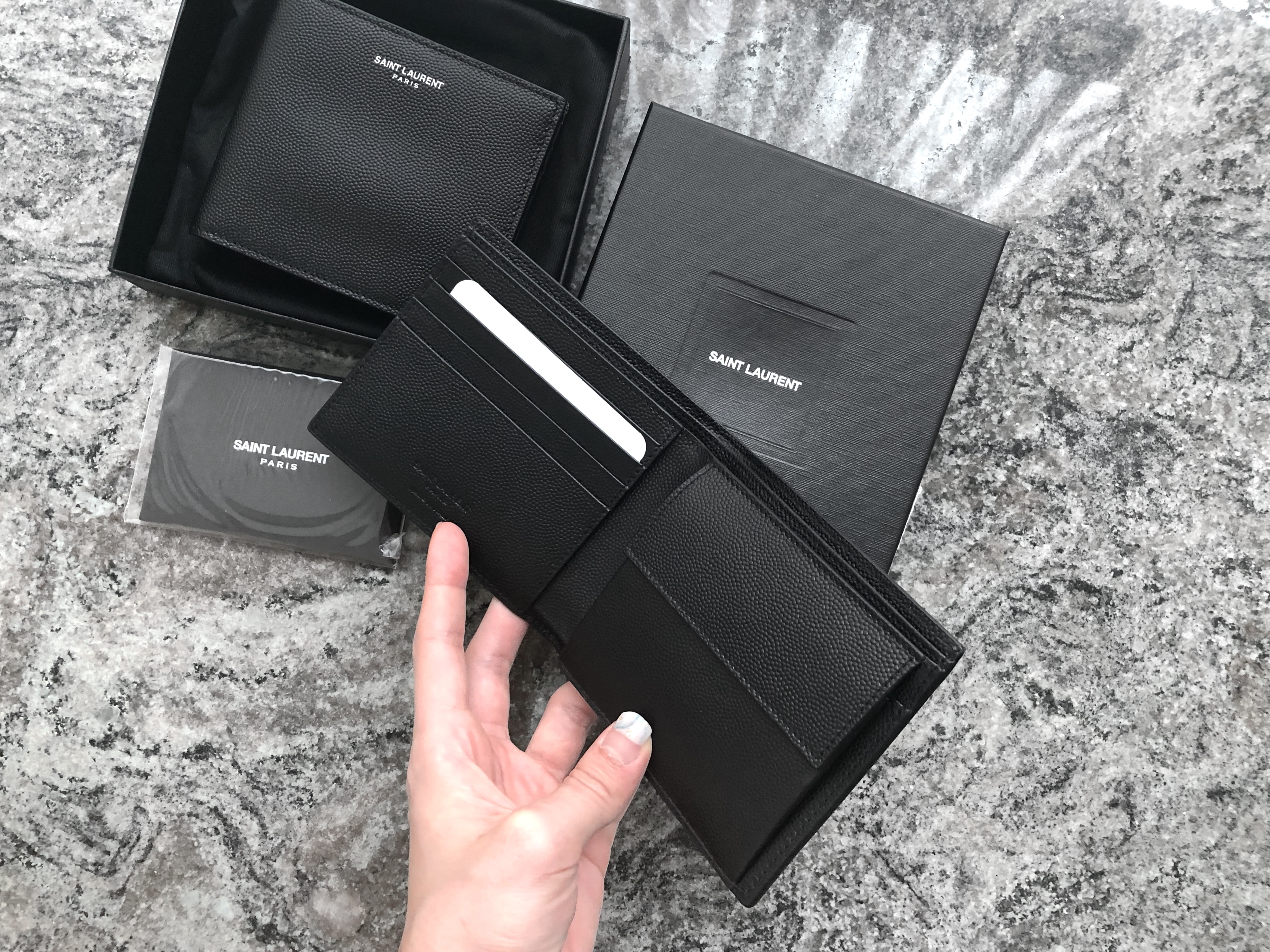 YSL East/West Coin Wallet