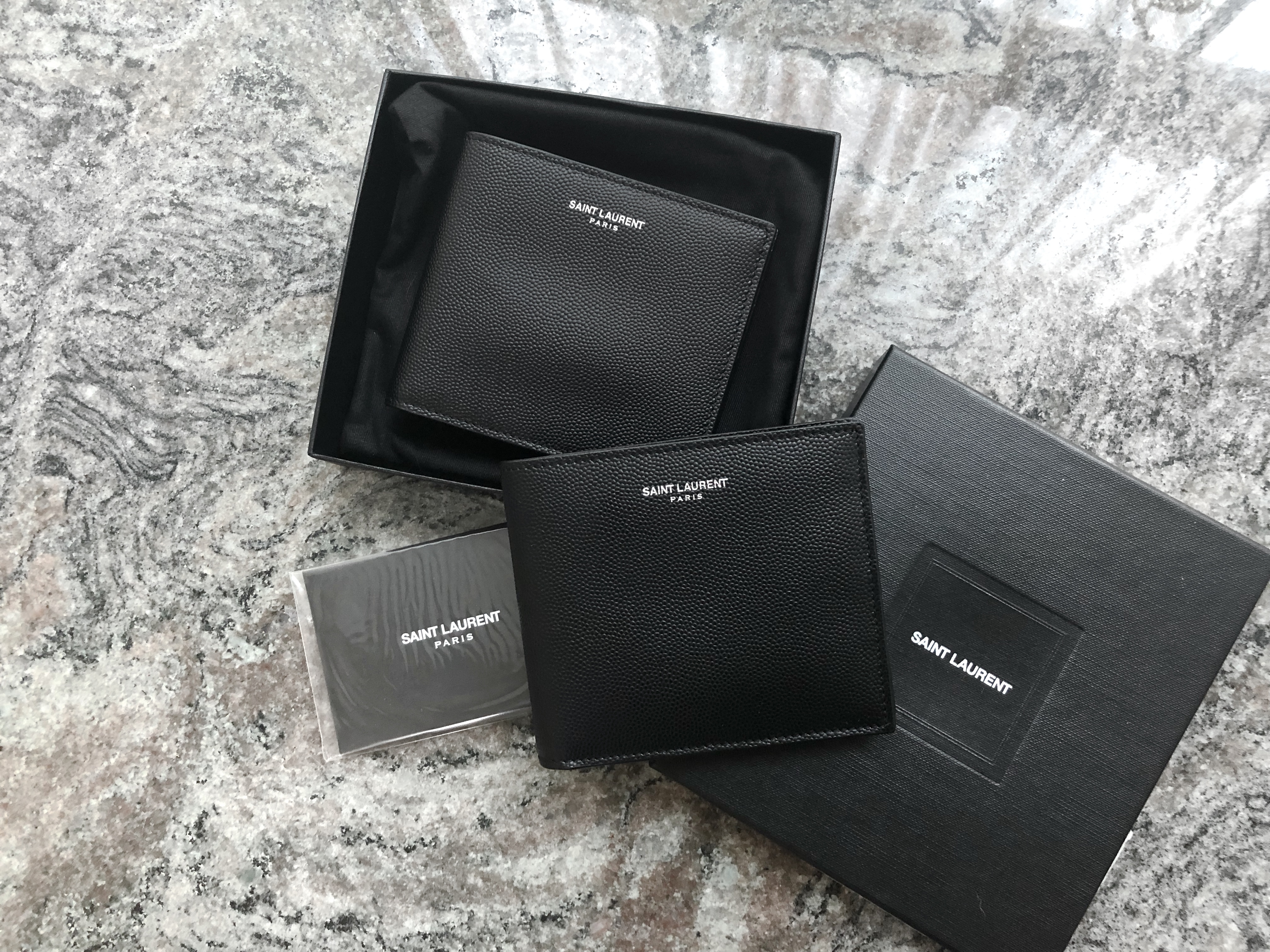 Ysl east west discount wallet