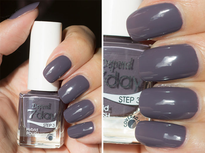 7day 仿GEL甲快乾甲油 7130 深邃灰紫色 (不透明)