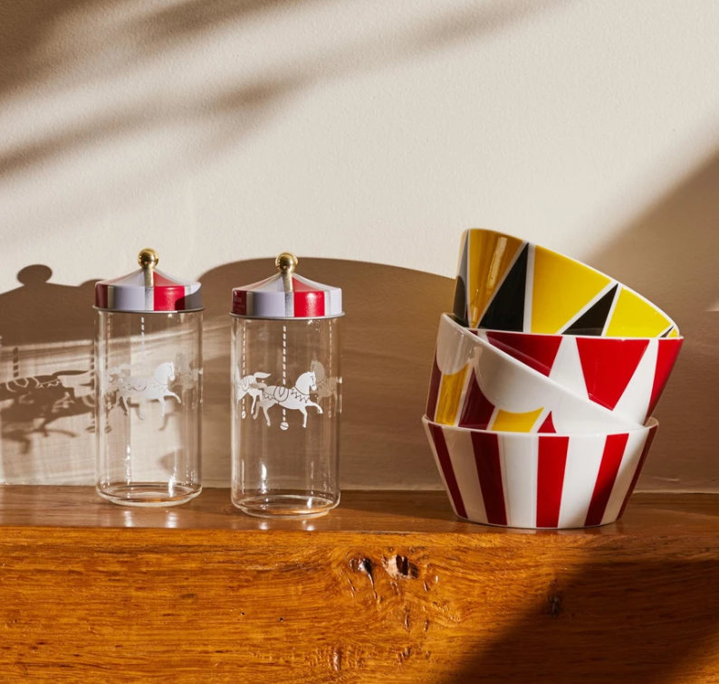 ALESSI CIRCUS SET OF 2 DESSERT BOWLS