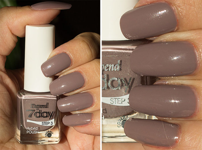 7day 仿GEL甲快乾甲油 7134 咖啡奶茶色 (不透明)