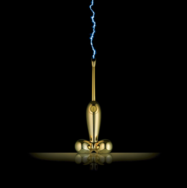 ALESSI FIREBIRD 2.0, GAS-LIGHTER GOLD