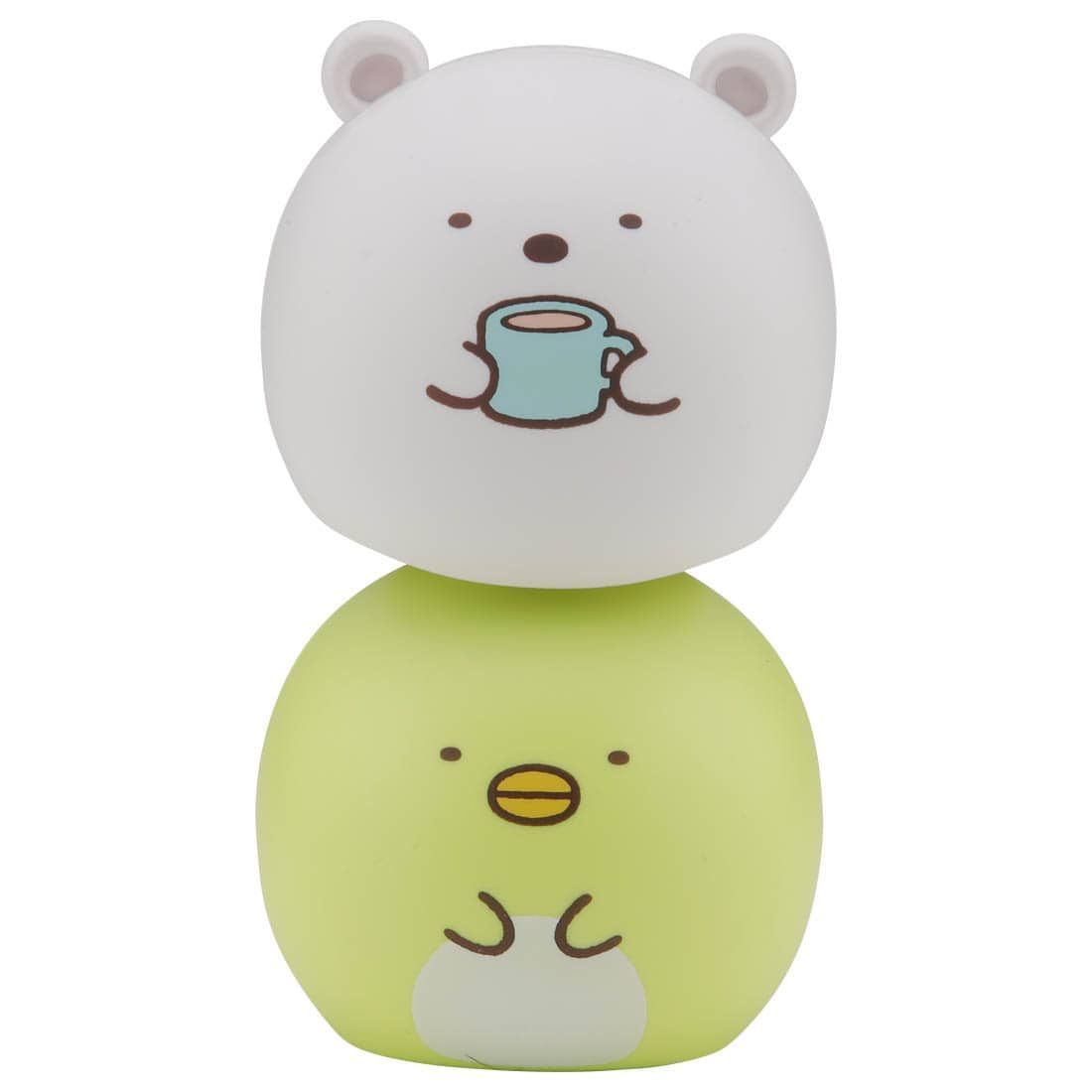 Takara Tomy 角落生物 太陽能 搖擺 擺設 白熊 企鵝