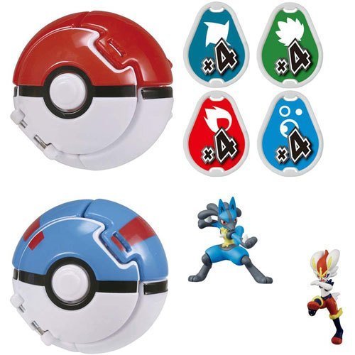 Takara Tomy 寵物小精靈  Pokedel Z New Eisubahn & Lucario