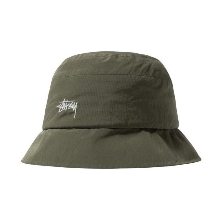 【車庫服飾】STUSSY 21SP OUTDOOR PANEL BUCKET HAT 短帽簷尼龍漁夫帽 戶外帽