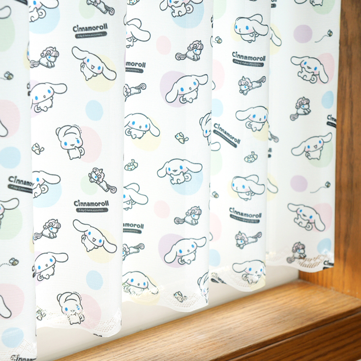 Sanrio 玉桂狗咖啡廳窗簾 120 x 45 cm AIUEO #CM21C-93550