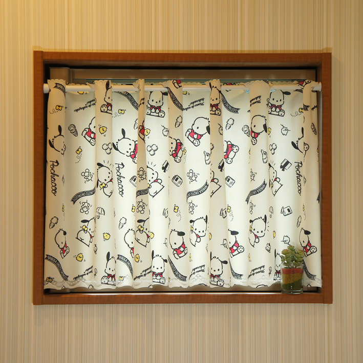 Sanrio PC 狗咖啡廳窗簾 120 x 45 cm 好朋友 #CM21C-93561