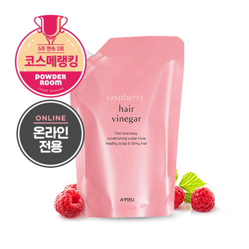 A'PIEU Raspberry Hair Vinegar 400ml [Refill]