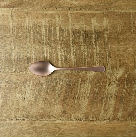 Tsubame Sanjo Stainless Steel Dessert Spoon rose gold