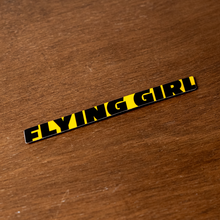 SPPPP｜霧面防水貼紙｜Flying Girl