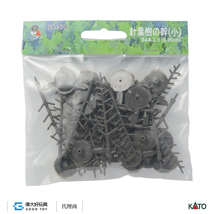 KATO 24-370 場景素材 針葉樹樹幹(小) (24入)