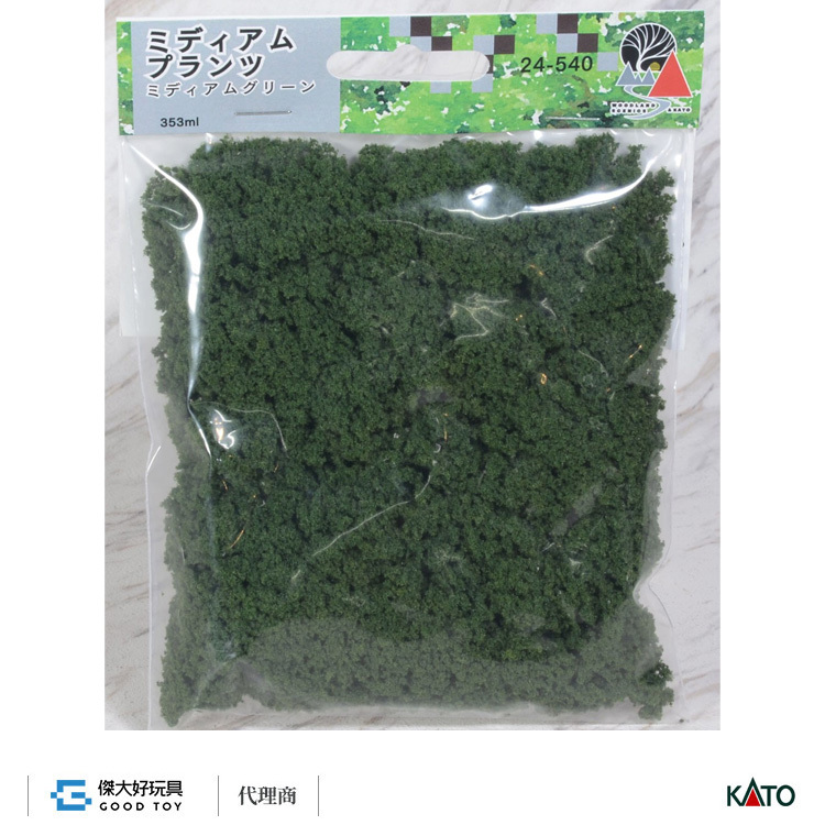 KATO 24-540 場景素材 樹葉/灌木叢(中) 翠綠色