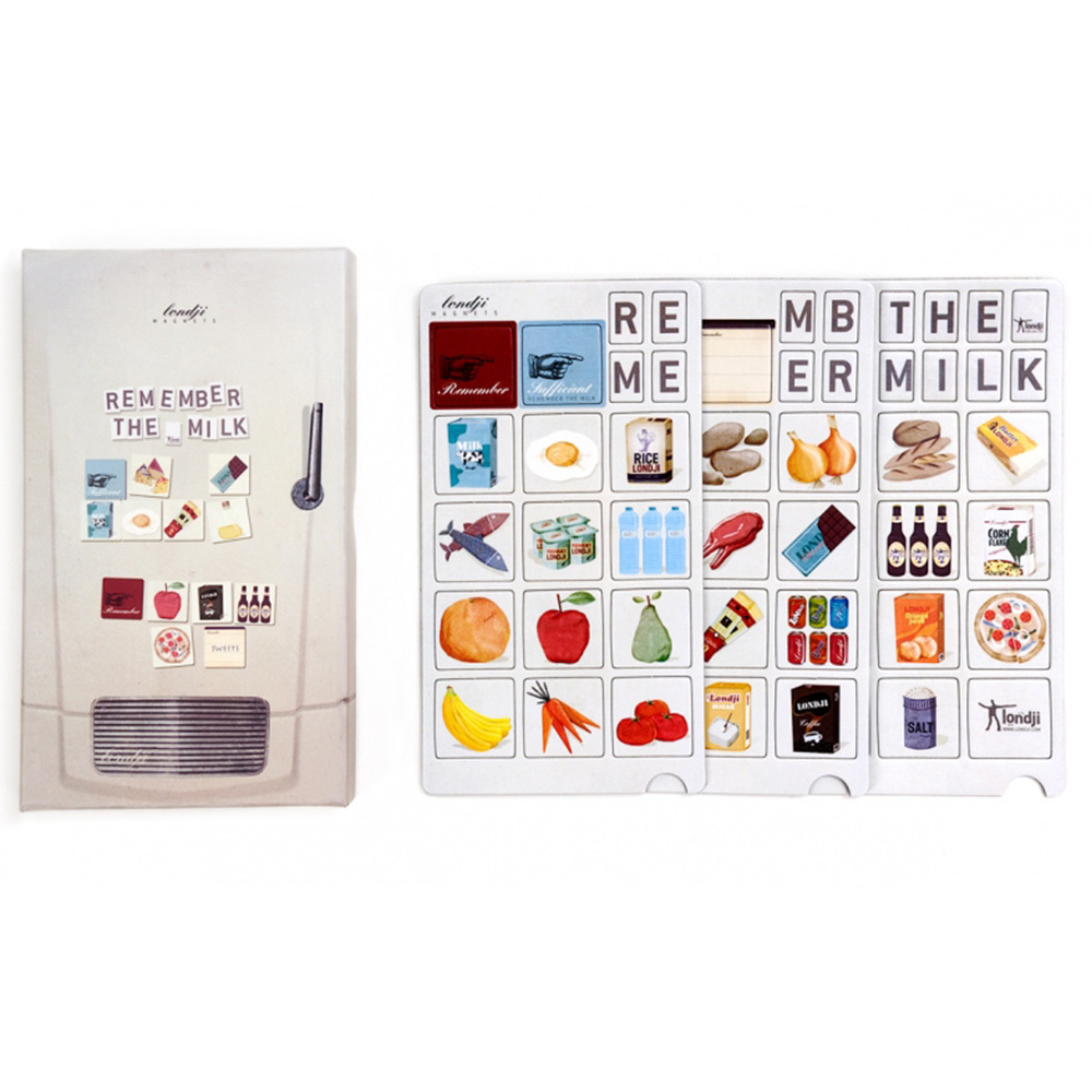 西班牙Londji 購物清單冰箱磁鐵組