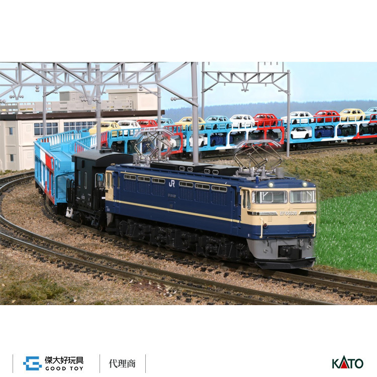 KATO 10-1603 貨車KU5000 三色塗裝(8輛)