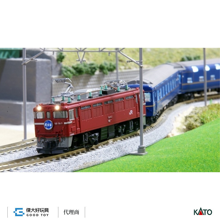 KATO 3076-1 電氣機關車ED79 單臂集電弓