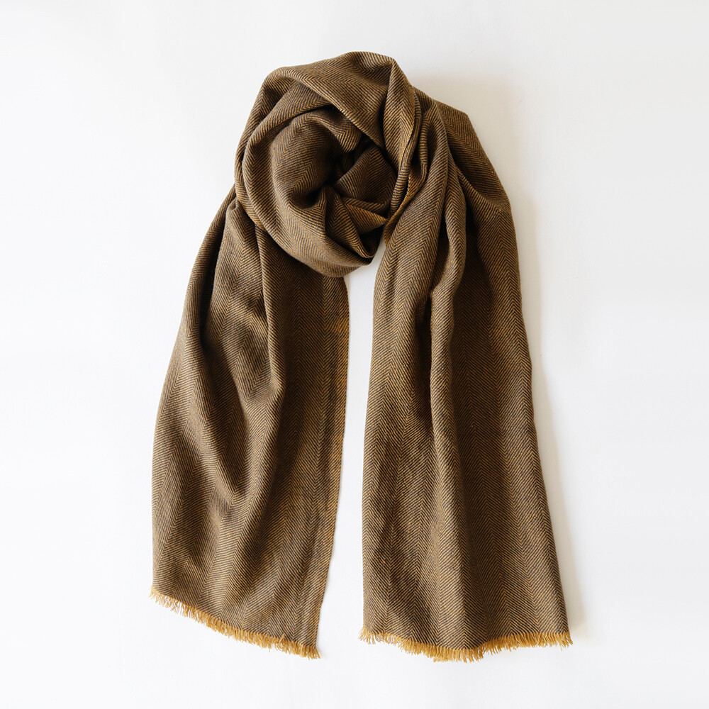 J.P.L. 人字紋羊毛圍巾 ╭ 2色 ╮