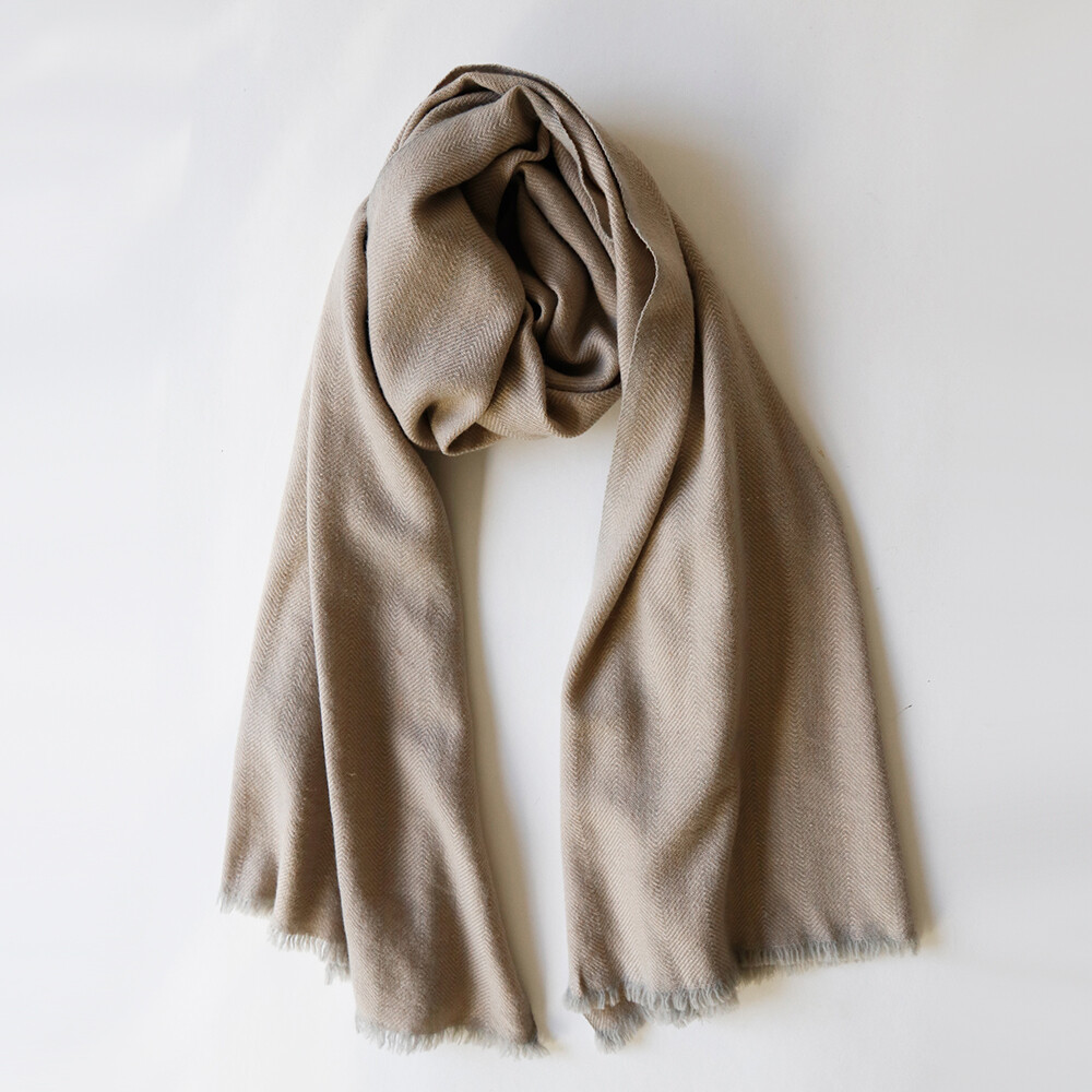 J.P.L. 人字紋羊毛圍巾 ╭ 2色 ╮