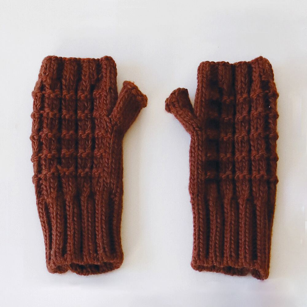 J.P.L. 連指針織手套 ╭ 2色 ╮