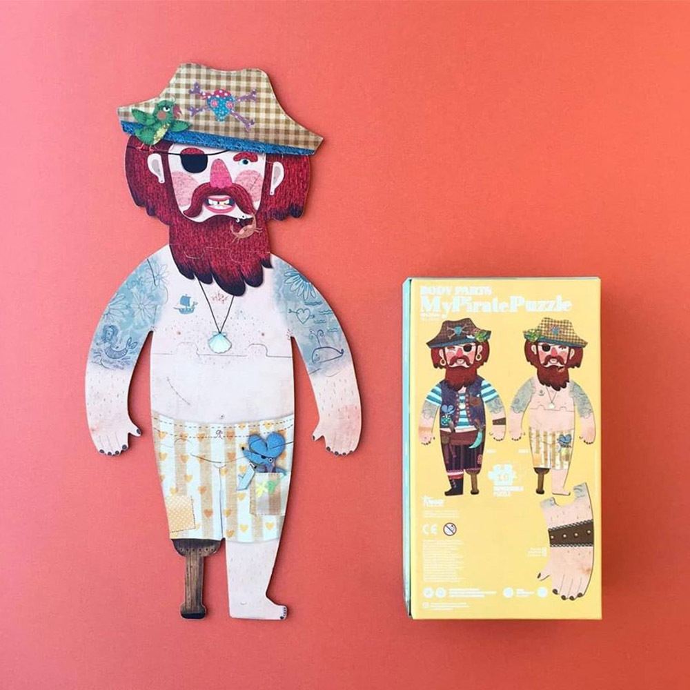 西班牙Londji 海盜王杰克雙面拼圖