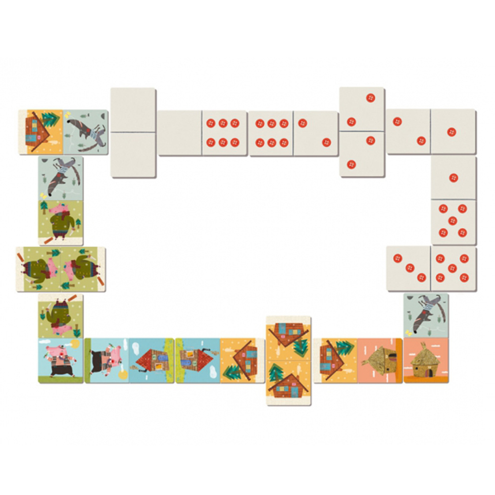 西班牙Londji 三隻小豬骨牌遊戲