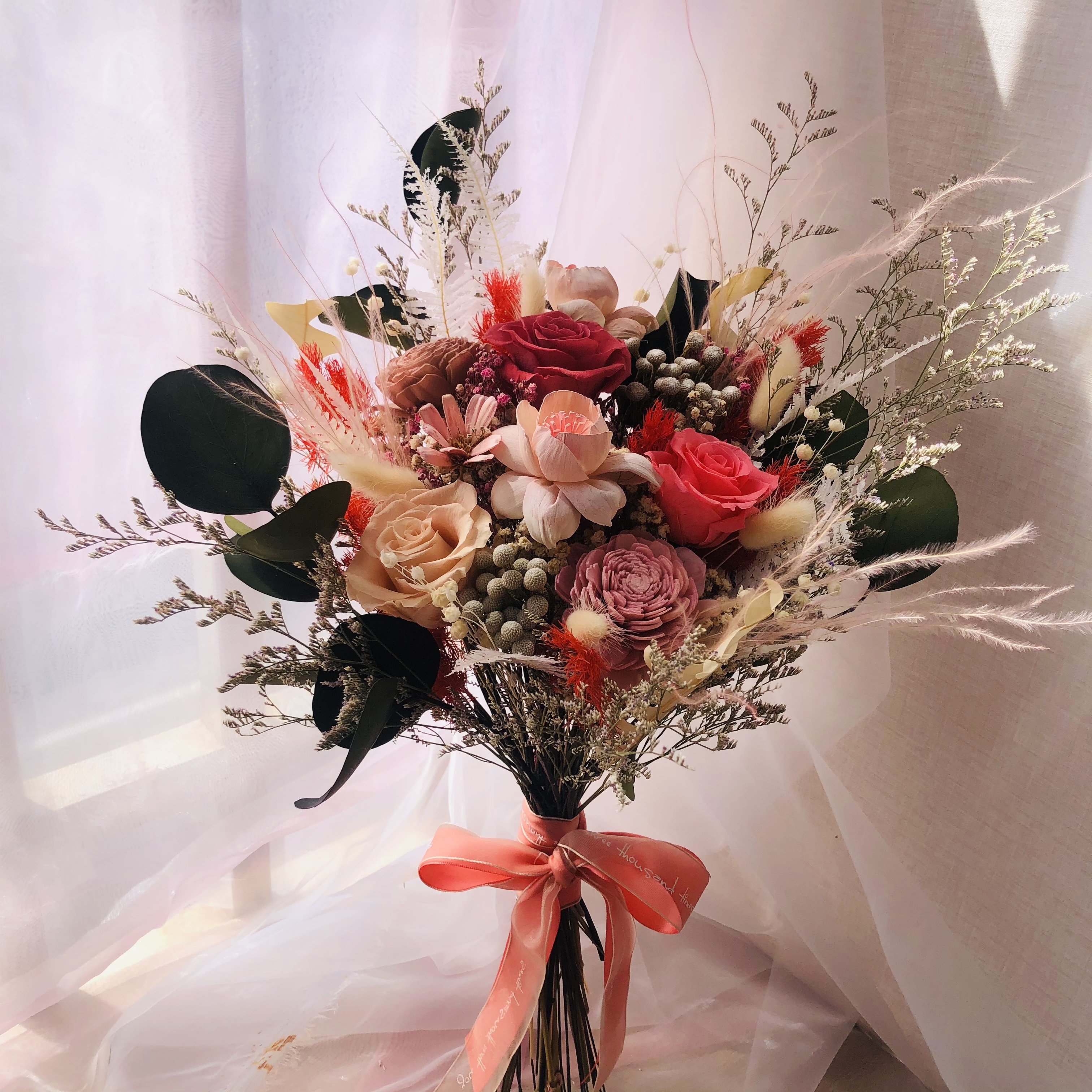 新娘捧花-新娘粉|婚禮周邊|韓式捧花|外拍捧花