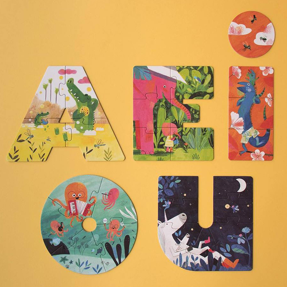 西班牙Londji 母音字母拼圖