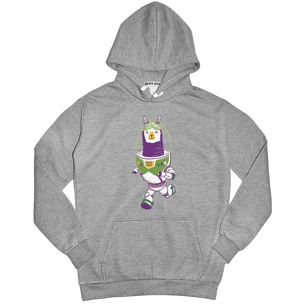 Buzzpaca  巴斯駝 高磅數長袖帽T