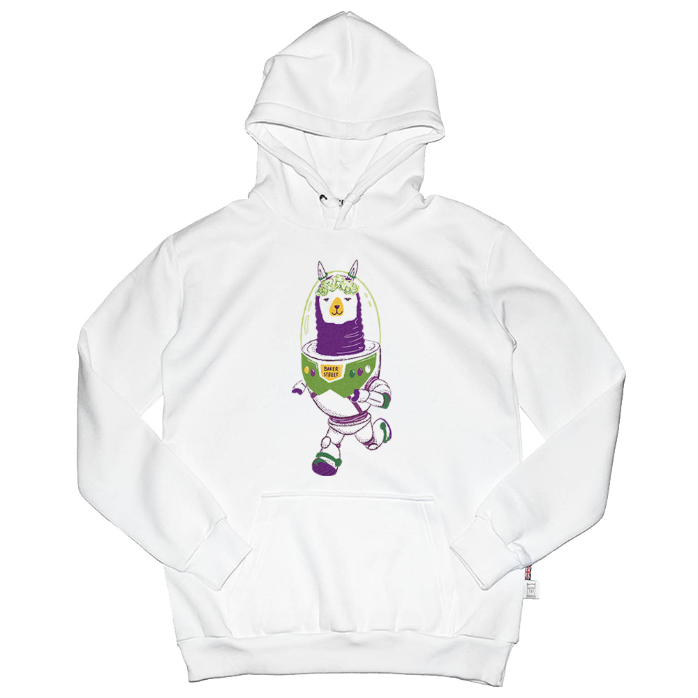 Buzzpaca  巴斯駝 高磅數長袖帽T