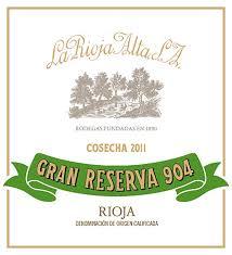 La Rioja Alta Gran Reserva 904 2011 (RP94) - 6 Bottle Pack