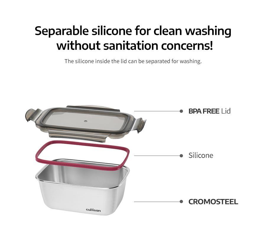 不鏽鋼分隔便當盒-不銹鋼飯盒-微波爐飯盒-帶飯