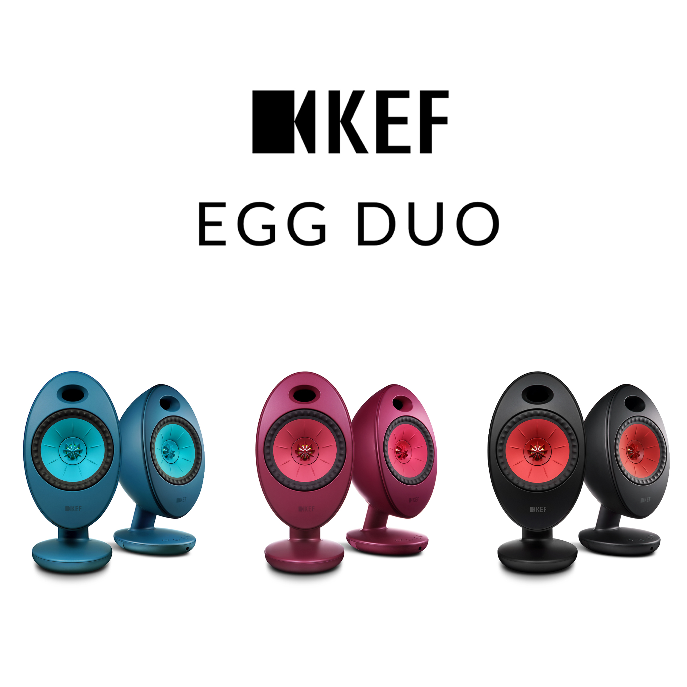 KEF Egg Duo Bluetooth Computer Speakers