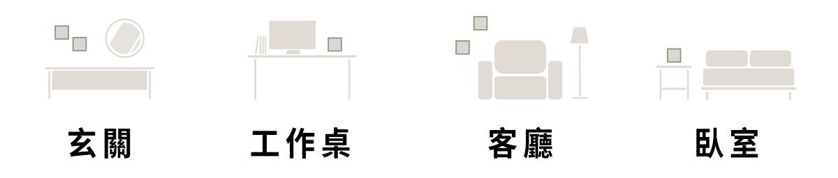 玄關 工作桌 客廳 臥室