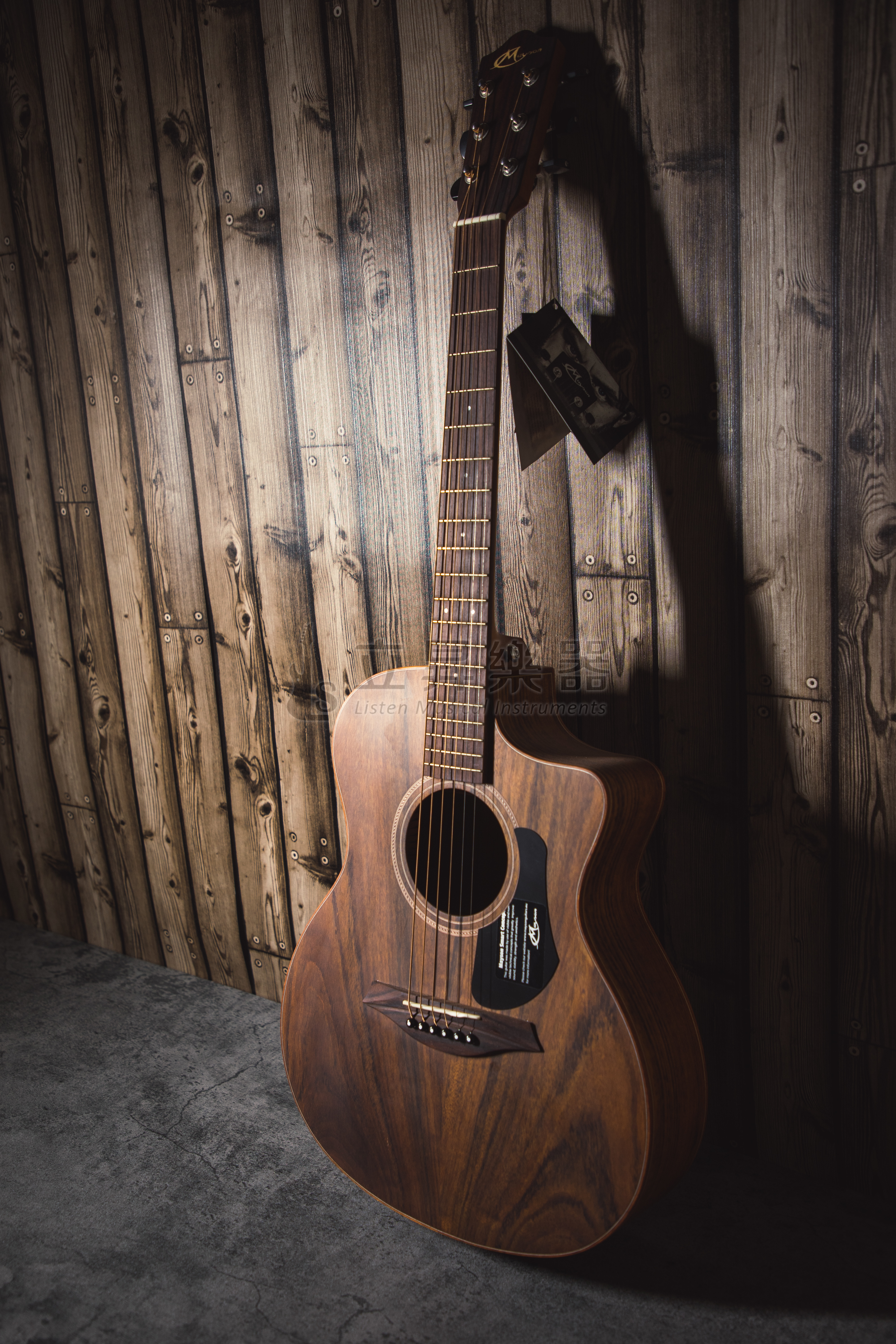 Mayson ATLAS OV 非洲胡桃木面單板 36吋 旅行吉他 (附原廠厚袋) 第 3 張圖片｜三峽吉他 / Bass