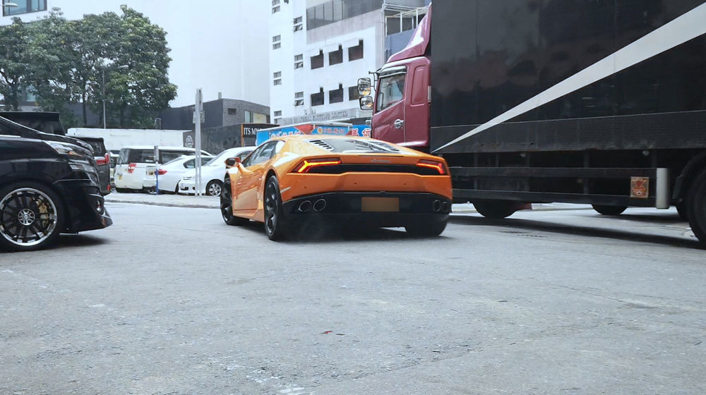 lamborghini huracan orange express car care kwai chung hong kong