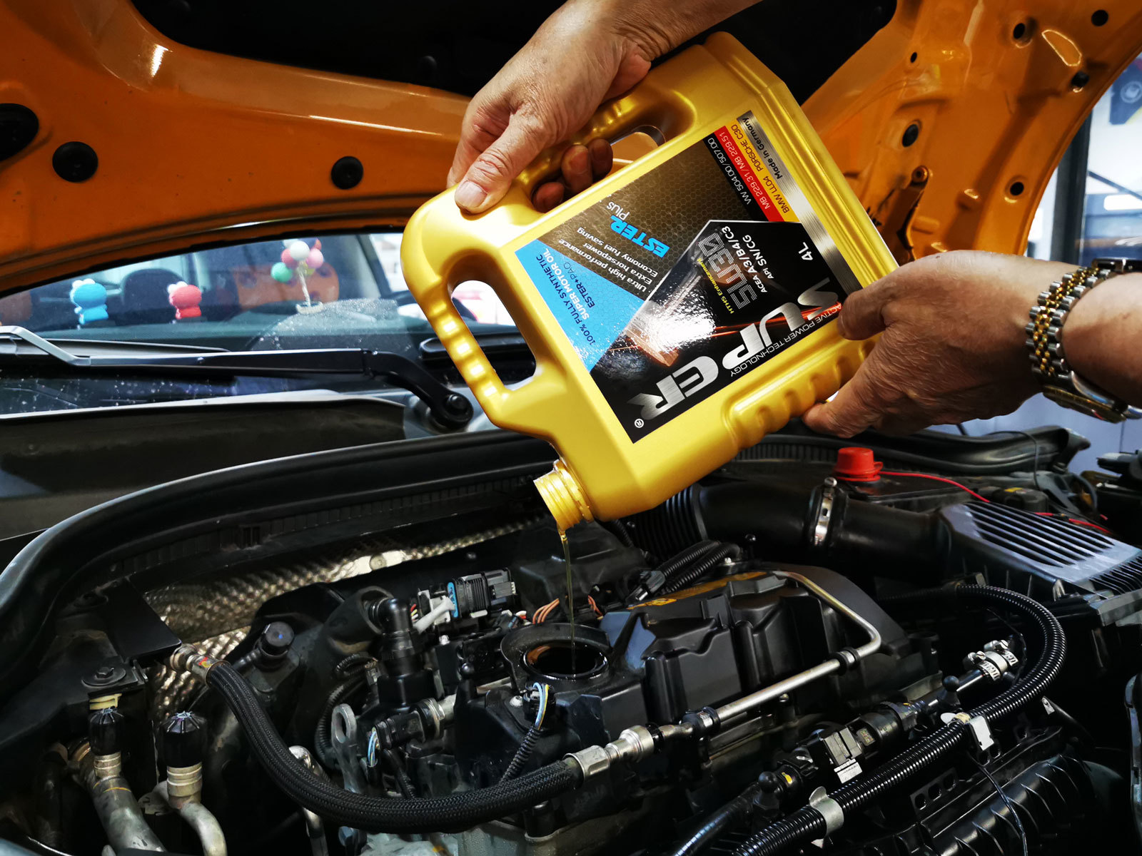 super ester plus 5w30 motor oil mini cooper b38 1.2t