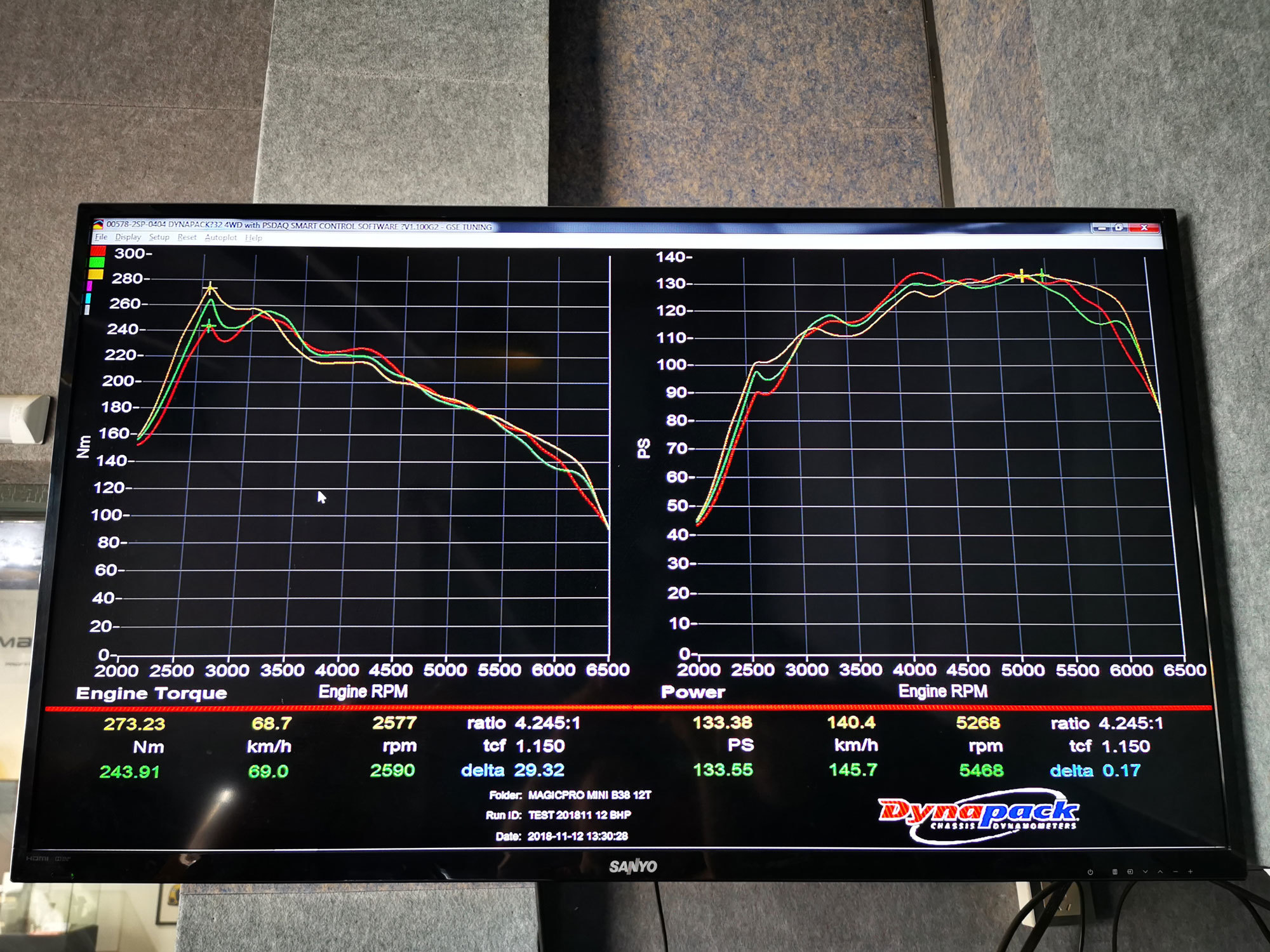 super nano engine restorer dyno chart mini cooper b38 1.2t