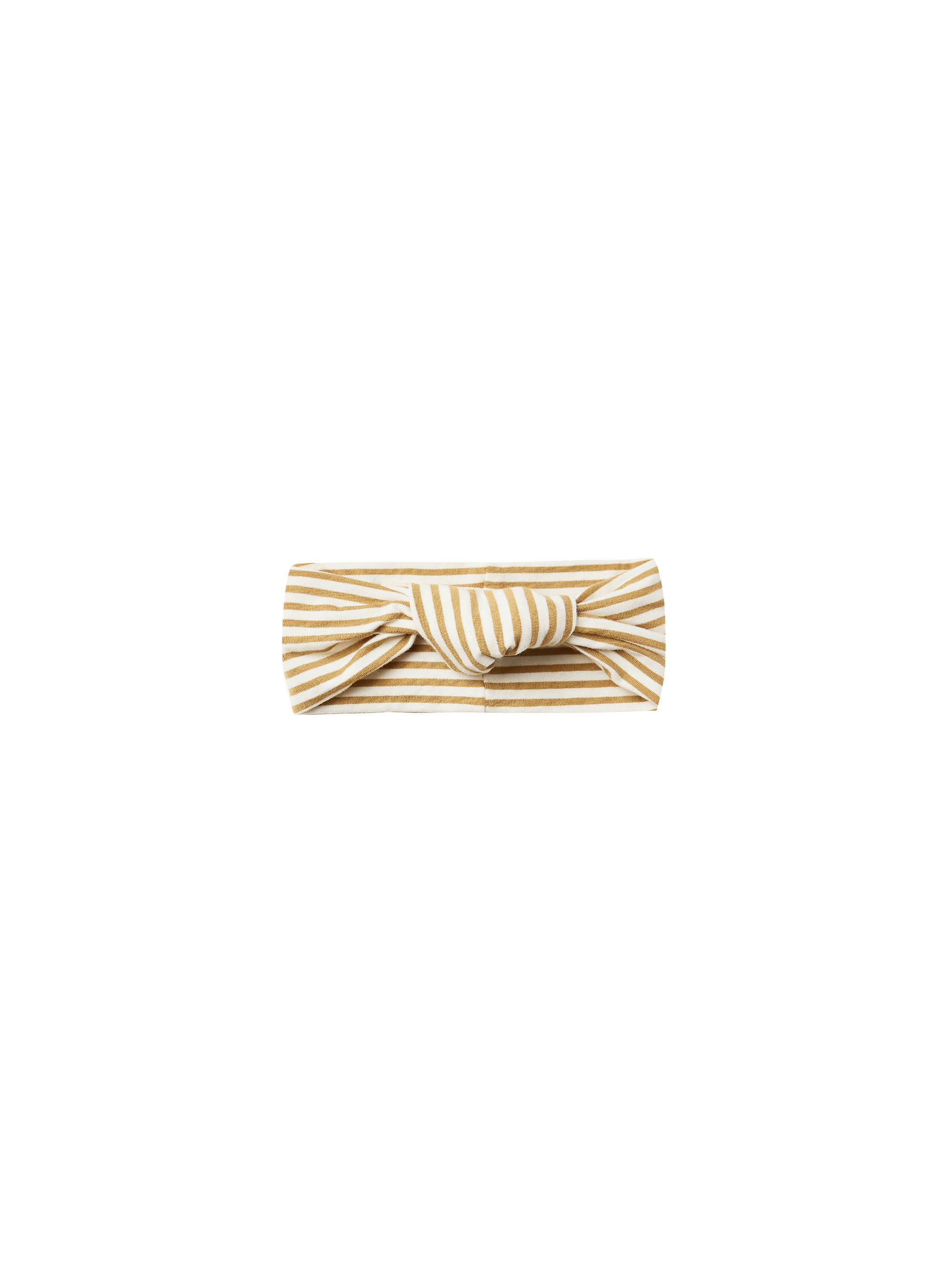 QUINCY MAE - Baby Turban（Gold Stripe）