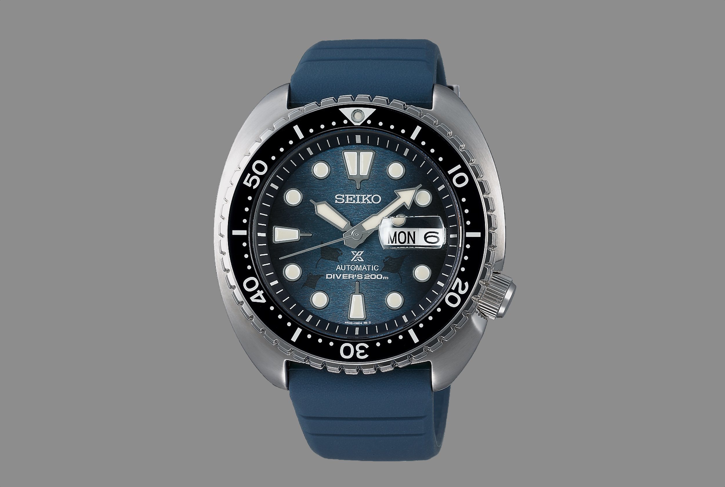 萬年鐘錶- SEIKO PROSPEX 魟魚海龜機械潛水錶SRPF77K1 / 4R36-06Z0H