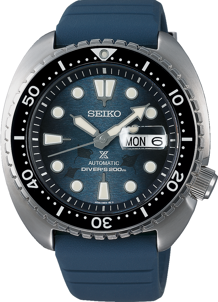 萬年鐘錶- SEIKO PROSPEX 魟魚海龜機械潛水錶SRPF77K1 / 4R36-06Z0H