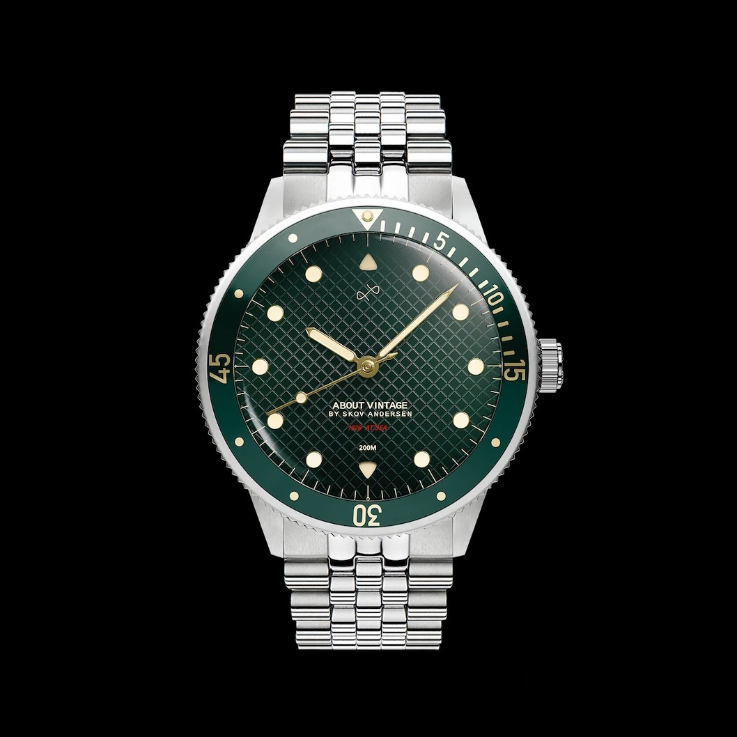 1926 At'sea - Steel / Green Turtle | The Watchdrobe