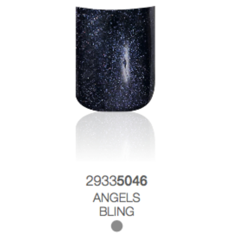 GELLACK GEL甲凝膠 5046 黑藍底色配幻彩閃粉  (不透明)