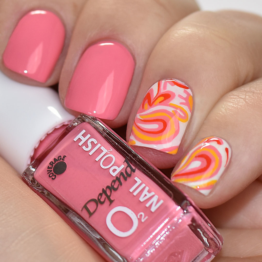 O2 甲油 551 紅鶴粉色 (不透明)