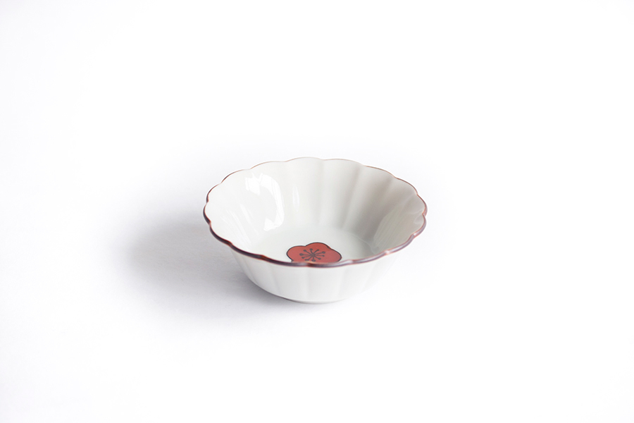 九谷燒 -菊小缽/梅