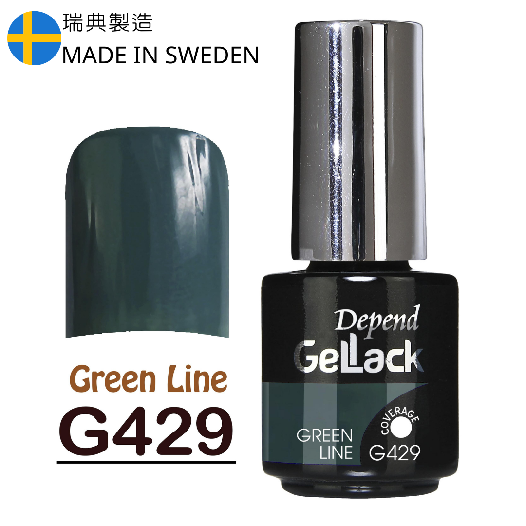 GELLACK GEL甲凝膠 429 深綠色 (不透明)