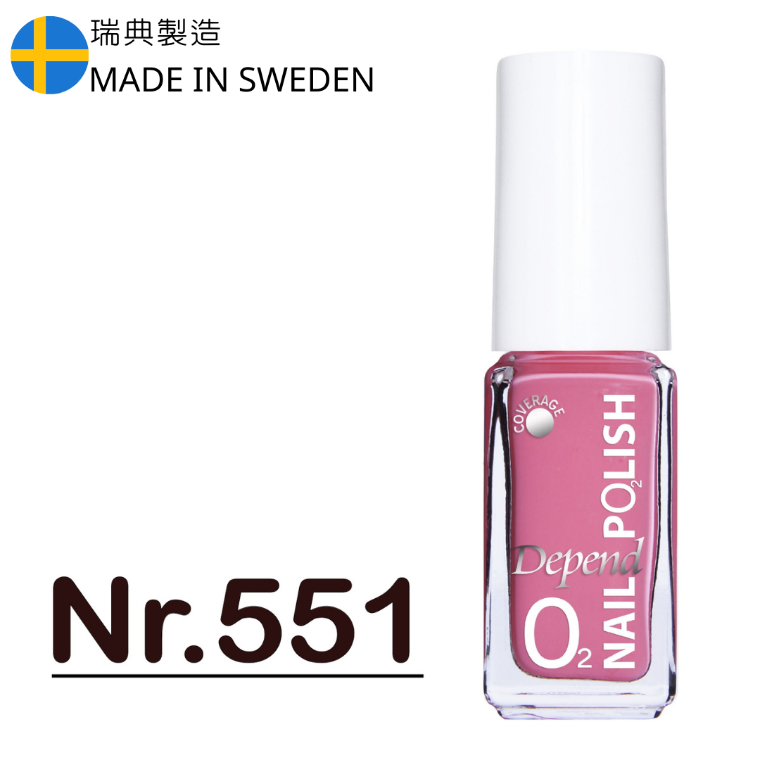 O2 甲油 551 紅鶴粉色 (不透明)