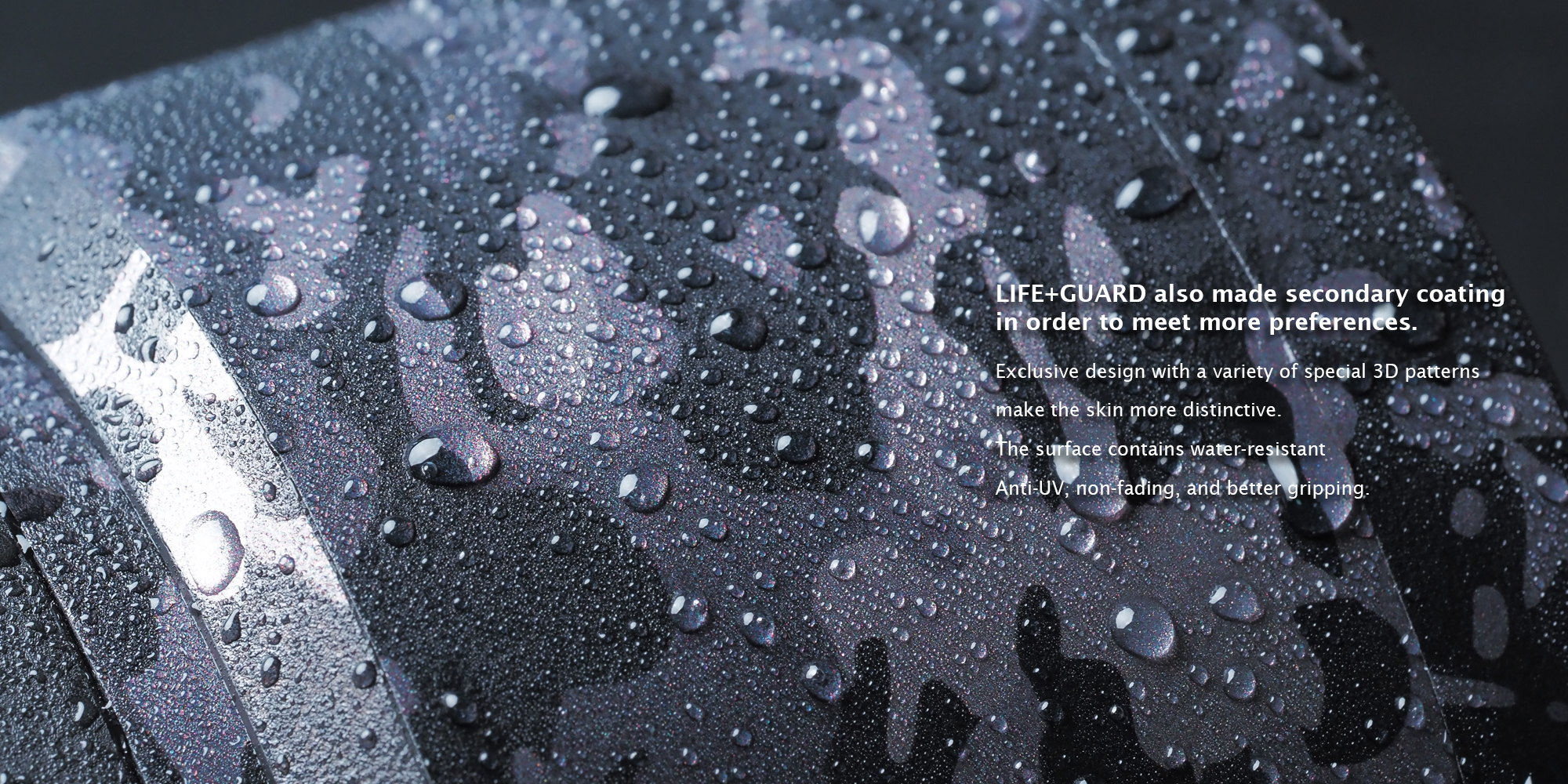 LIFE+GUARD Custom Skins – Original Designs with the Widest Selection on the Market.