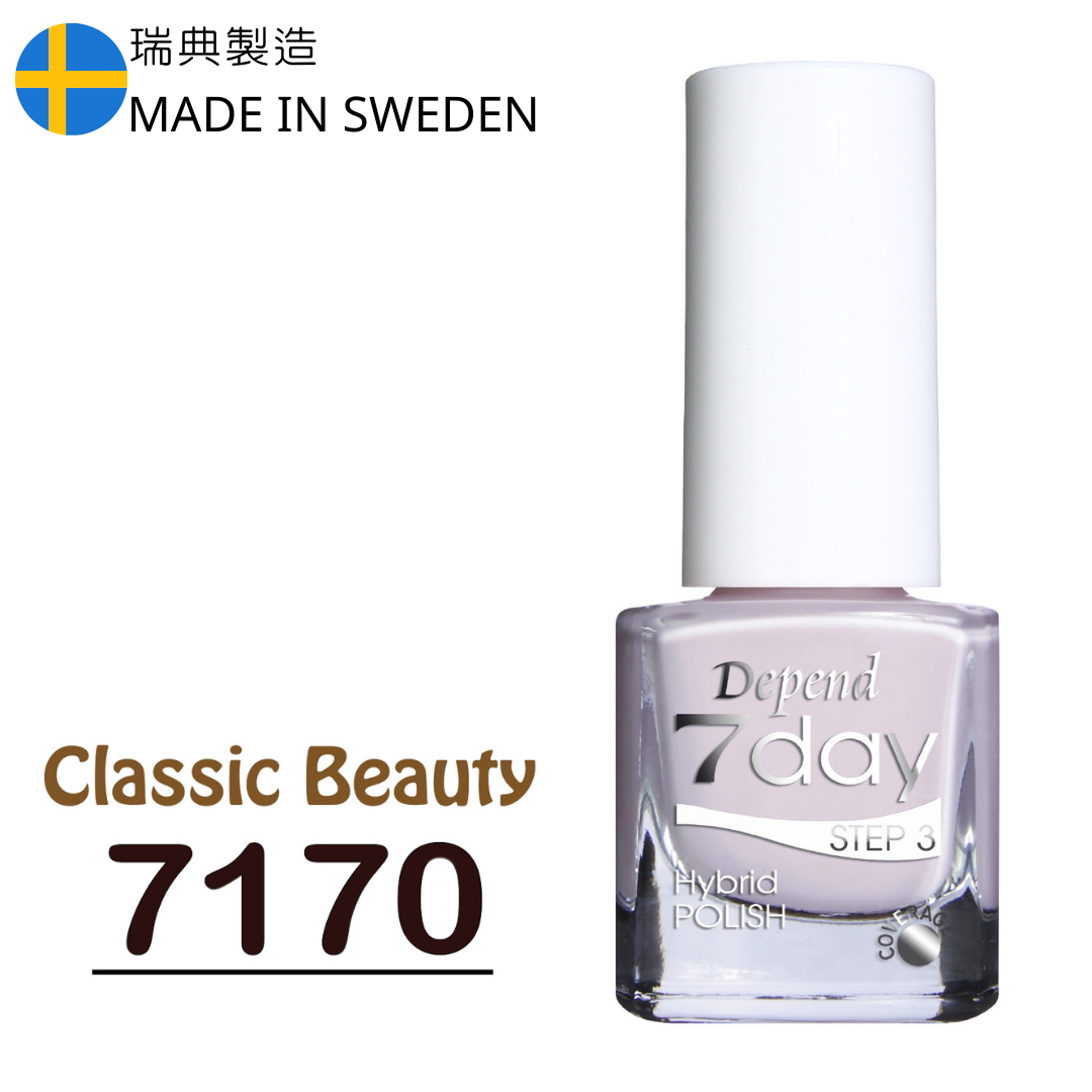 7day 仿GEL甲快乾甲油 7170 淺粉紅色 (不透明)