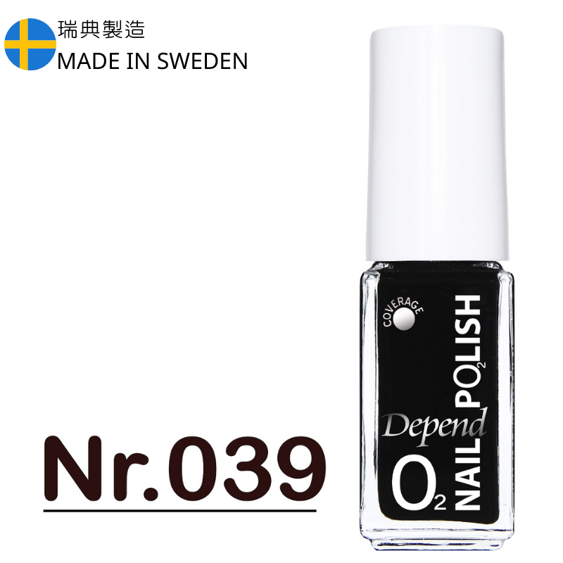 O2 甲油 039 純黑色 (不透明)