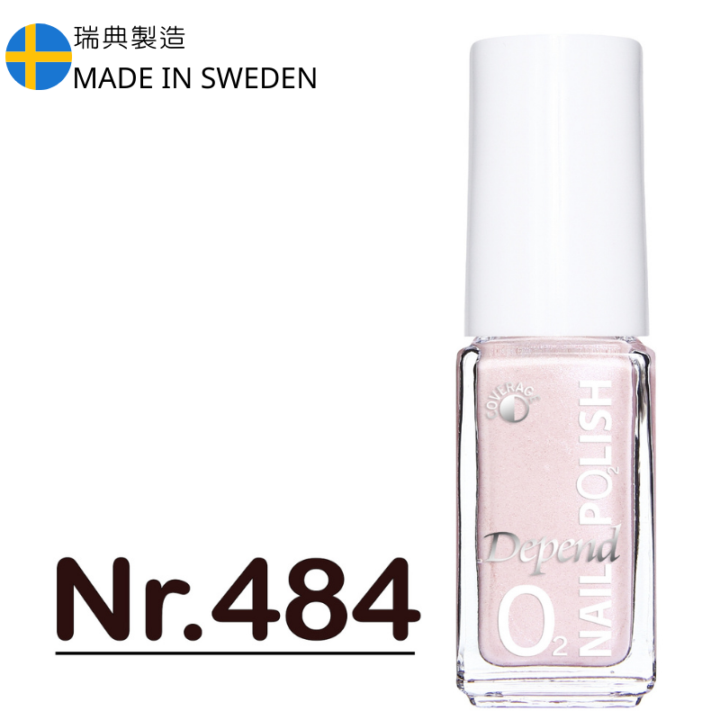O2 甲油 484 珠光肉粉色 (半透明)